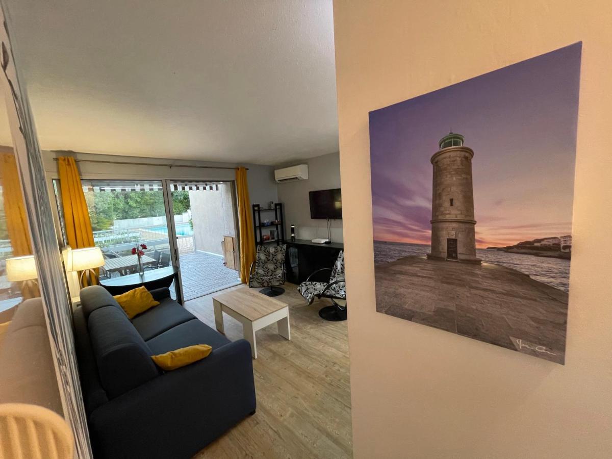Le Solea - Cassis Centre Residence Le Club Avec Piscine Et Garage Pour 2-4 Personnes 外观 照片